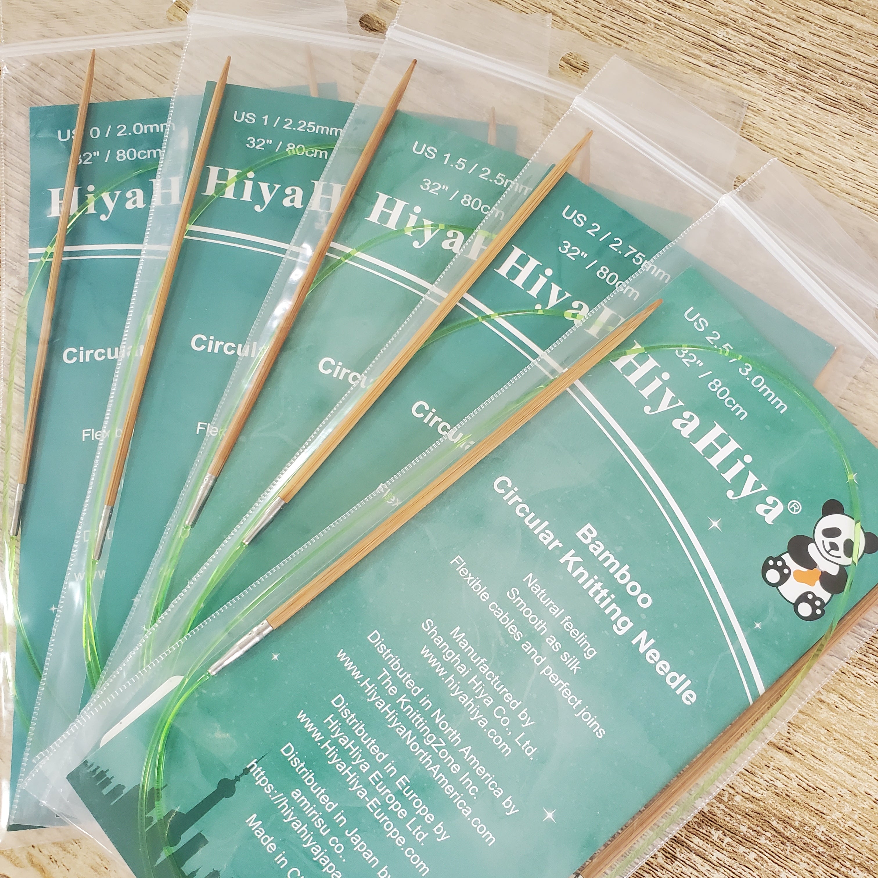 HiyaHiya Bamboo 輪針 32in(約80cm) – Asammy's Yarn Shop