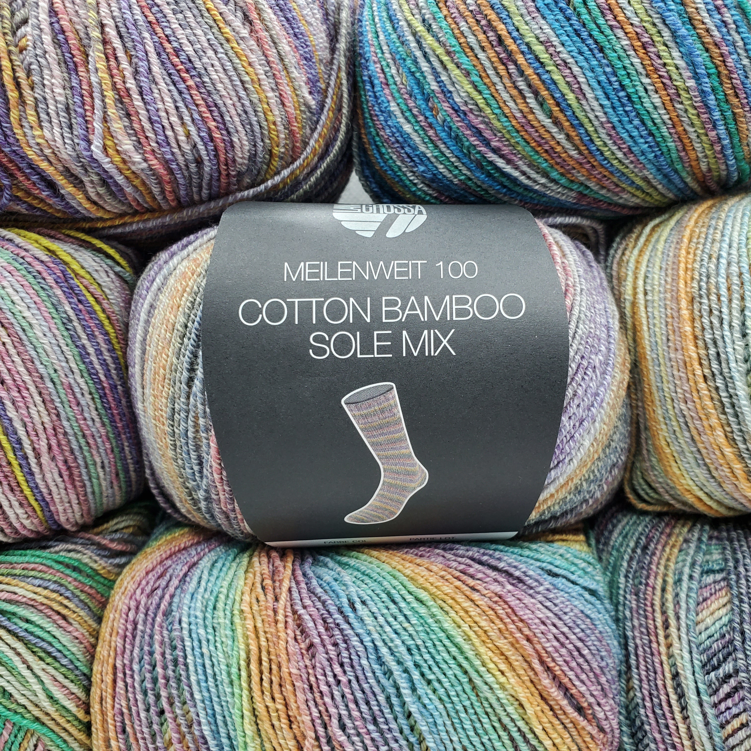 LANAGROSSACotton Bamboo Sole Mix – Asammy's Yarn Shop
