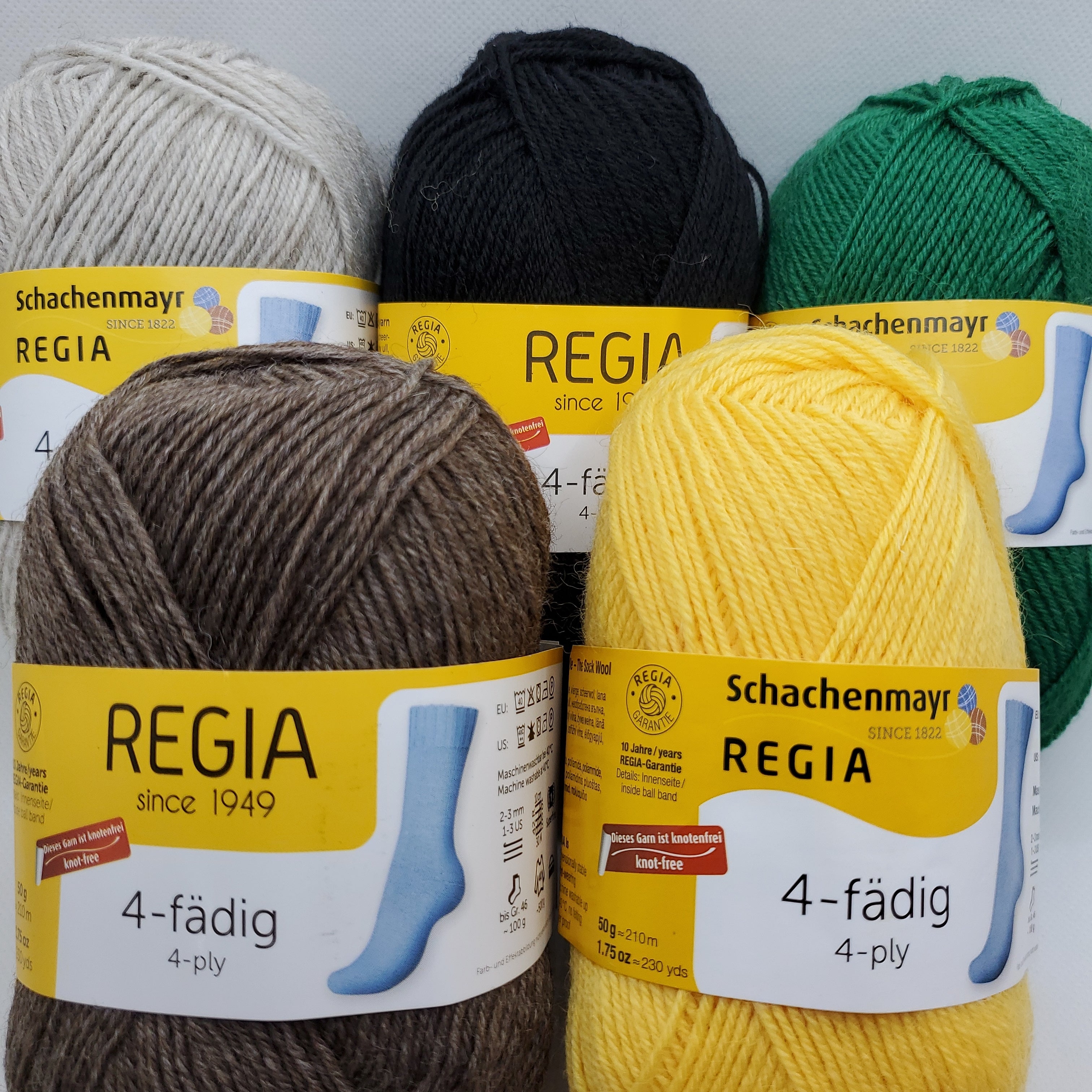 あなか　REGIA 4-ply 2玉セット　50g×2 REGIA 4-ply Uni 50g – Asammy's Yarn Shop