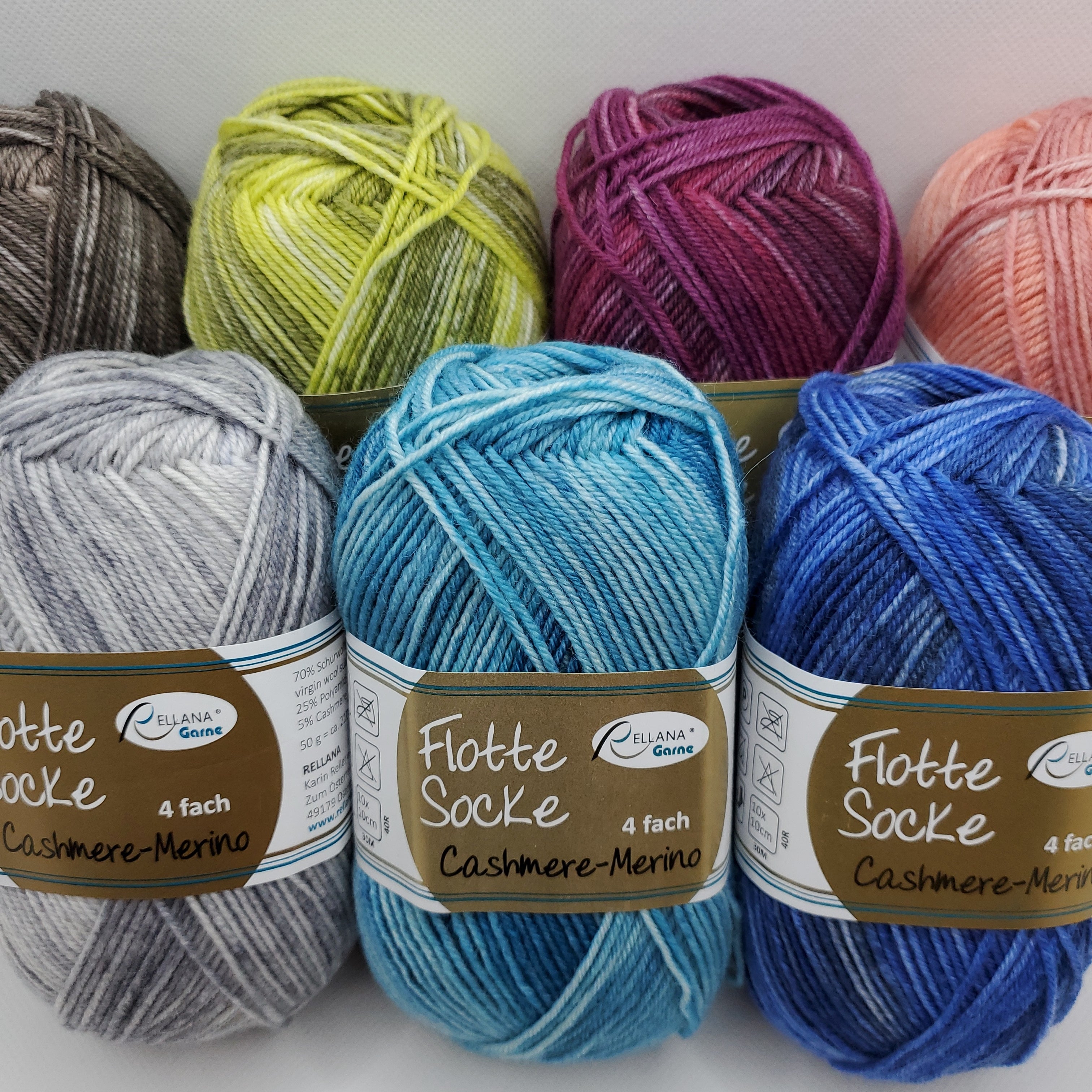 RELLANA Flotte Socke Cashmere Merino – Asammy's Yarn Shop