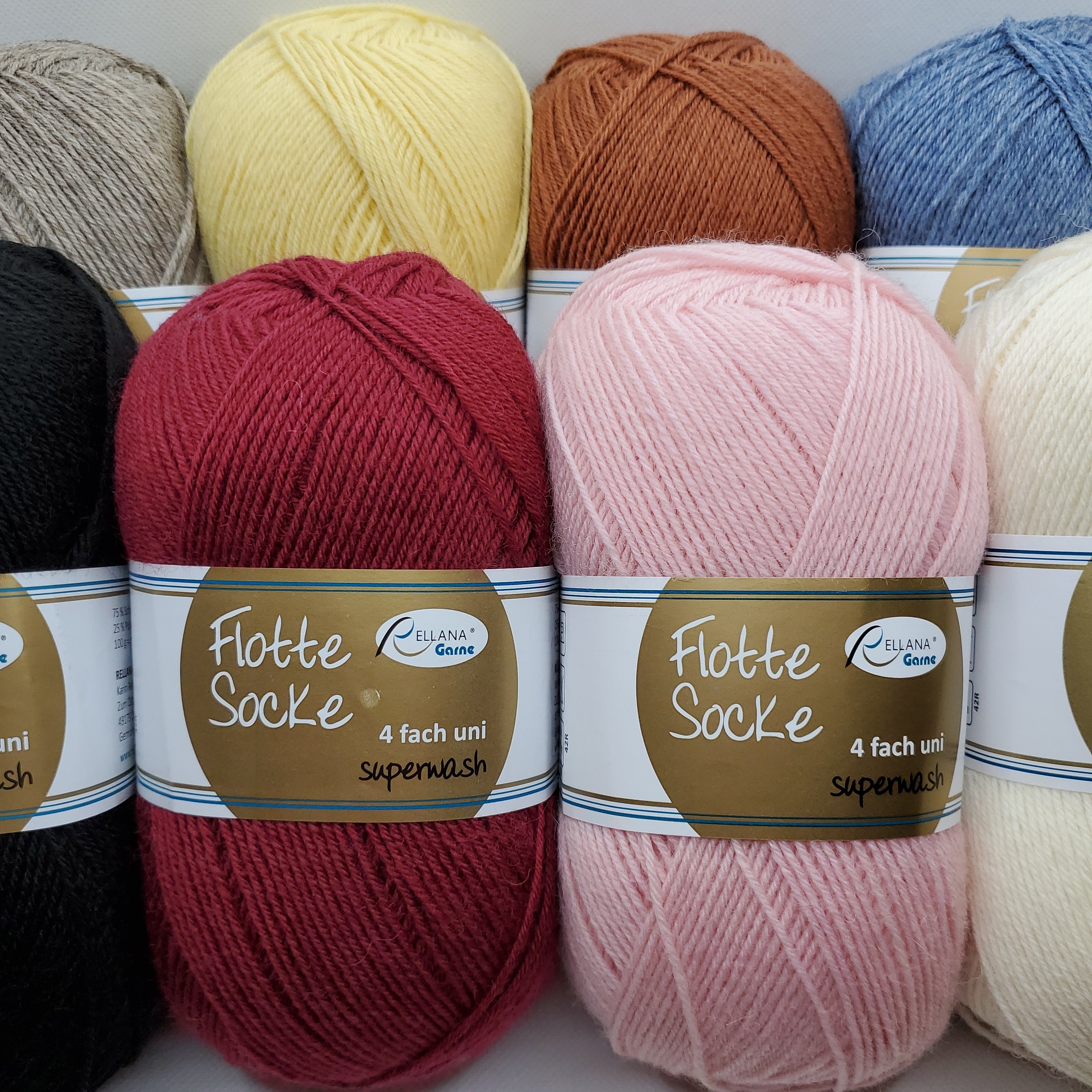 RELLANA Flotte Socke Uni – Asammy's Yarn Shop