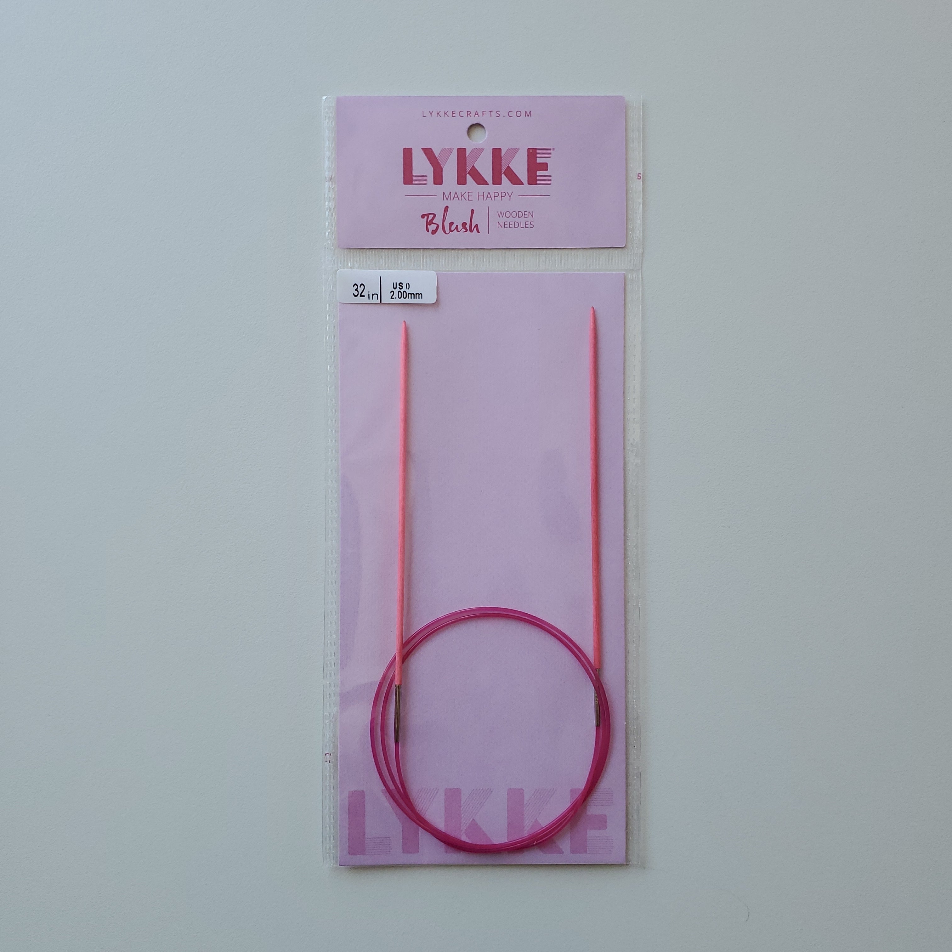 LYKKE 付け替え式輪針セット 12cm BLUSHハンドメイド - 生地/糸