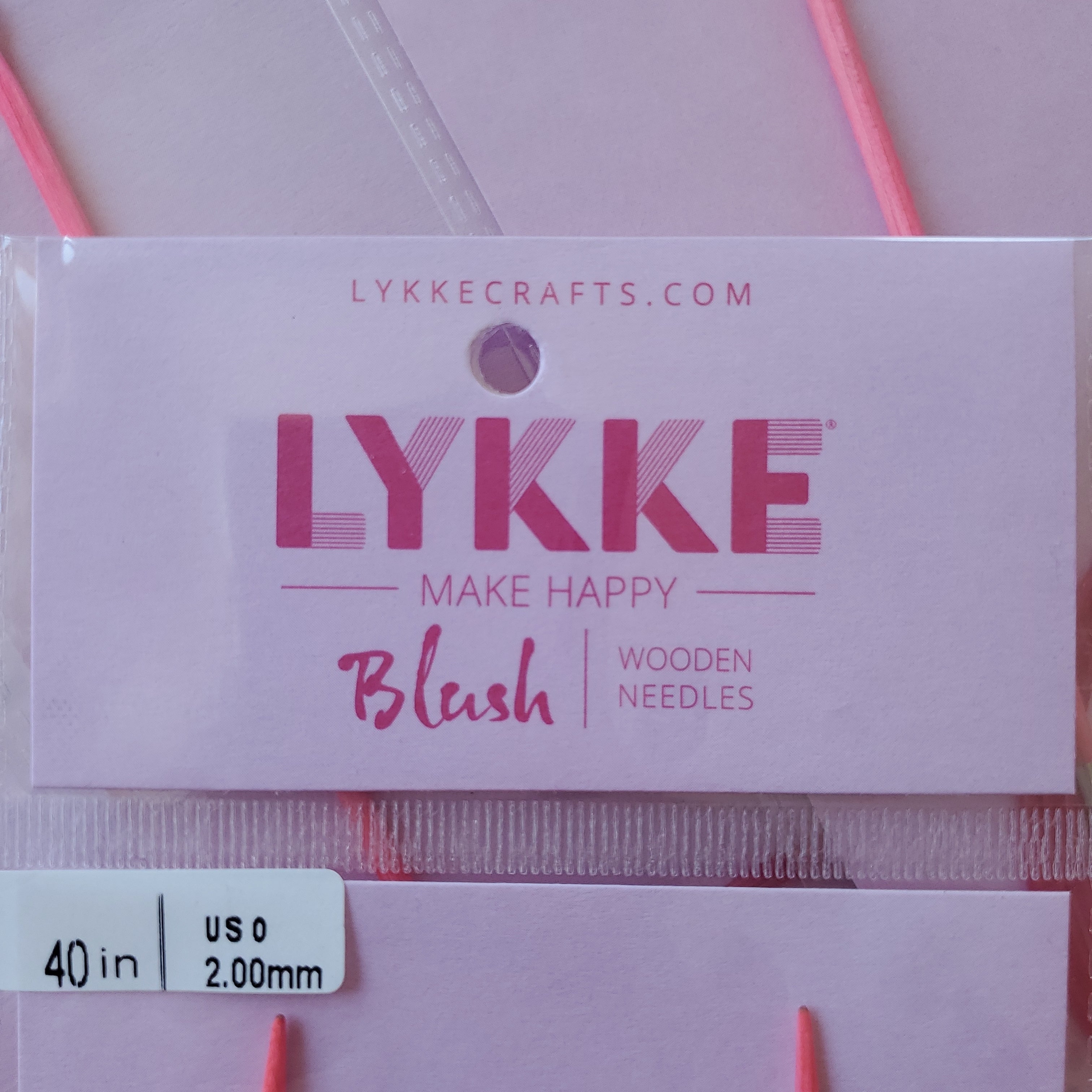 LYKKE Blush 輪針 40in(約100cm) – Asammy's Yarn Shop