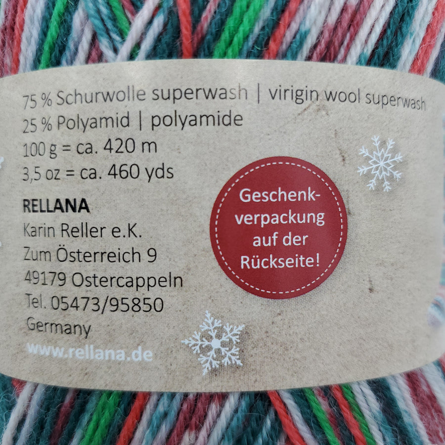 RELLANA Flotte Socke Christmas