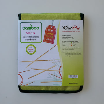 Knit Pro Bamboo 付け替え輪針 スターターセット