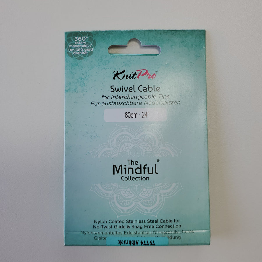 Knit Pro Mindful 付け替え輪針用ケーブル（回転式）