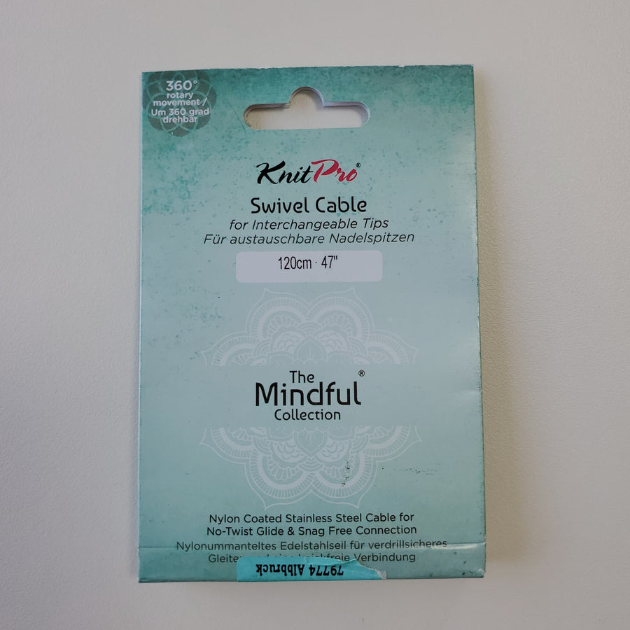 Knit Pro Mindful 付け替え輪針用ケーブル（回転式）
