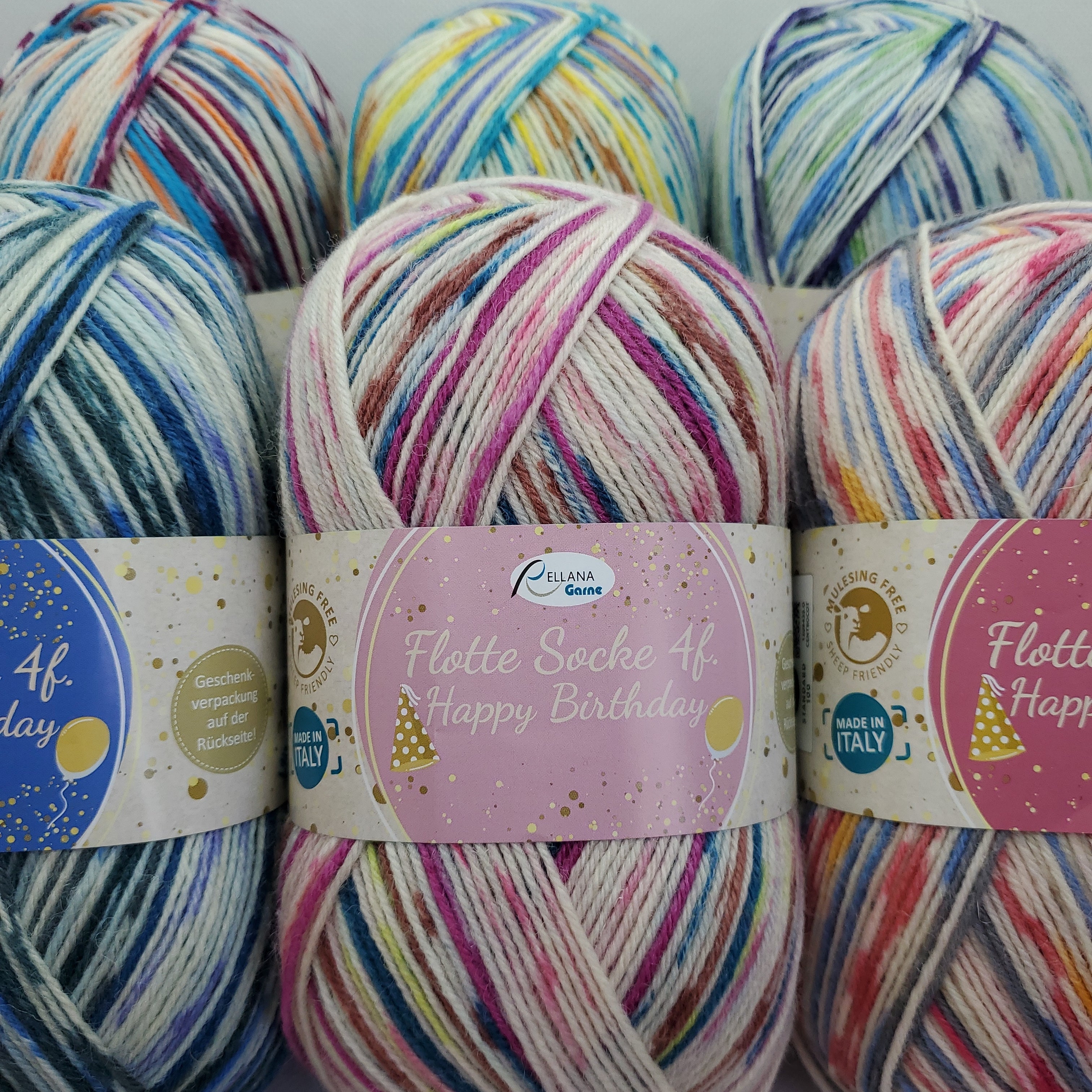 RELLANA Flotte Socke Happy Birthday – Asammy's Yarn Shop