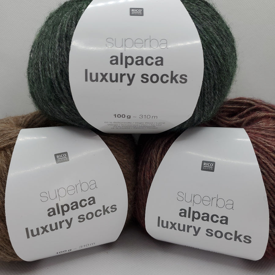 Rico Design<br>superba alpaca luxury socks</br>
