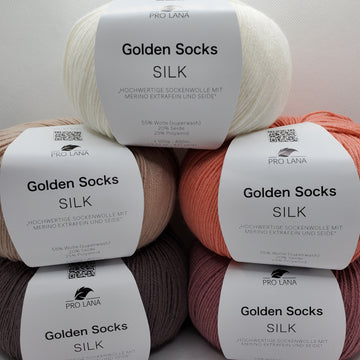 PRO LANA Golden Socks SILK