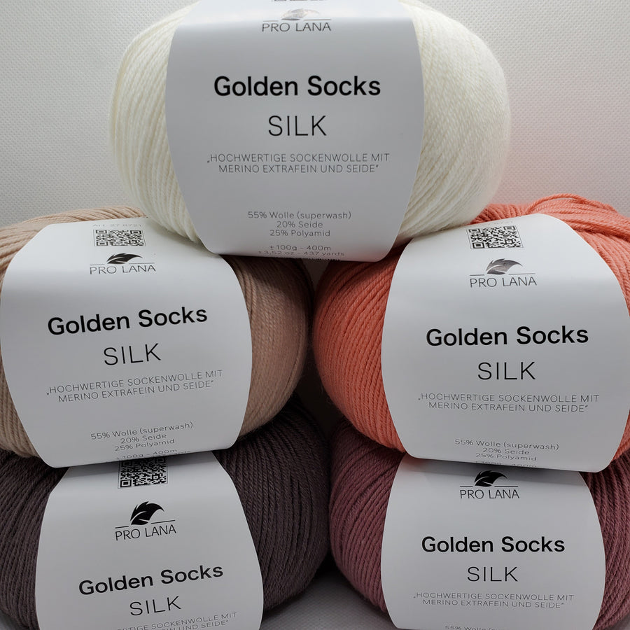 PRO LANA Golden Socks SILK