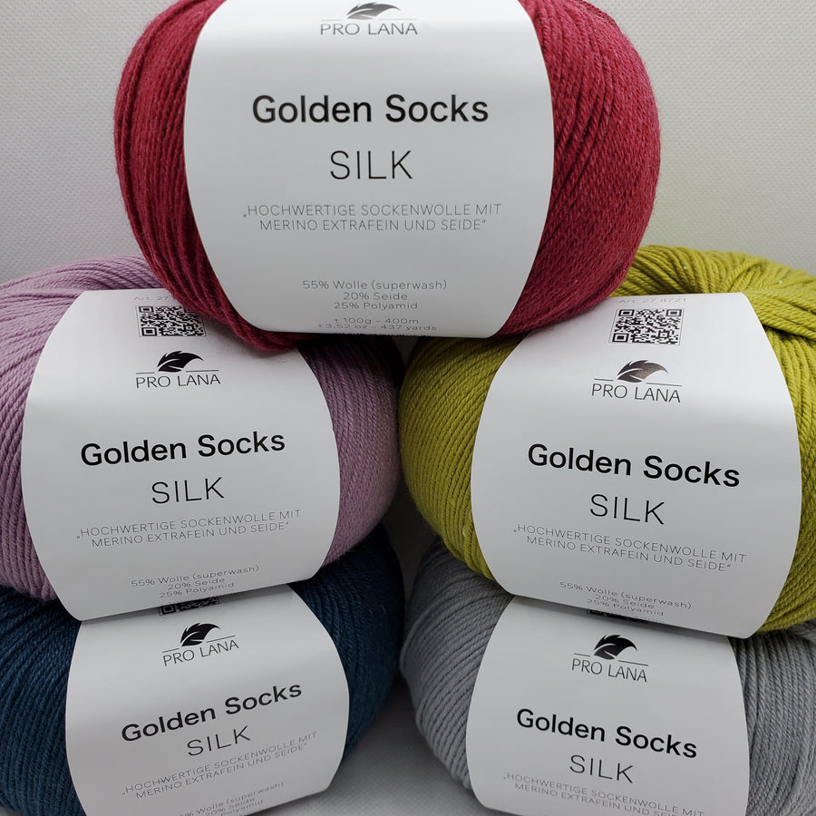 PRO LANA Golden Socks SILK