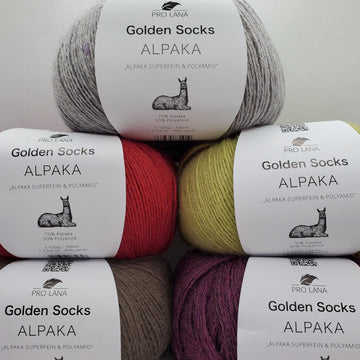 PRO LANA Golden Socks ALPAKA