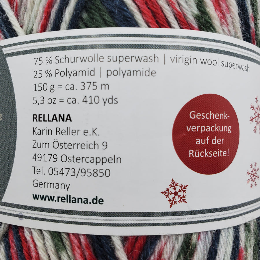 RELLANA Flotte Socke Christmas