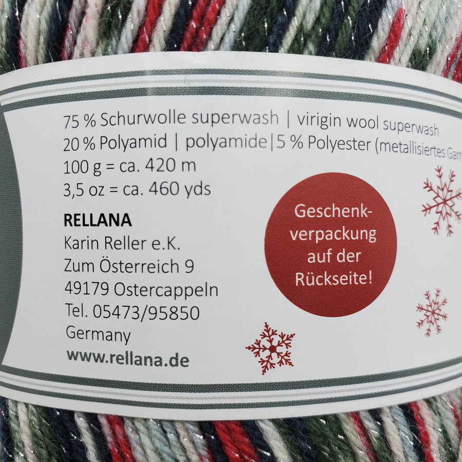 RELLANA Flotte Socke Christmas