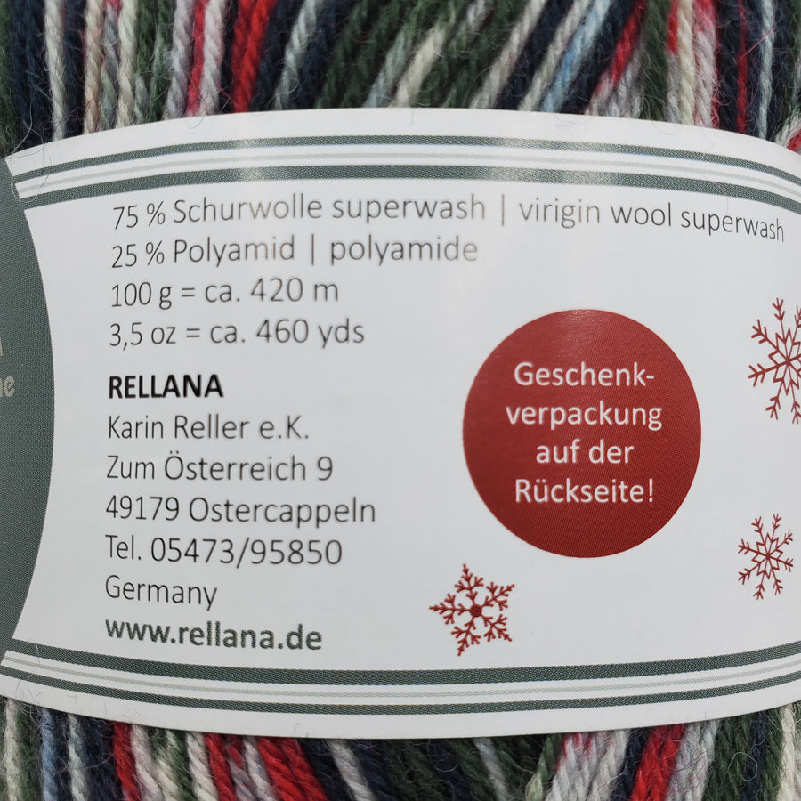 RELLANA Flotte Socke Christmas