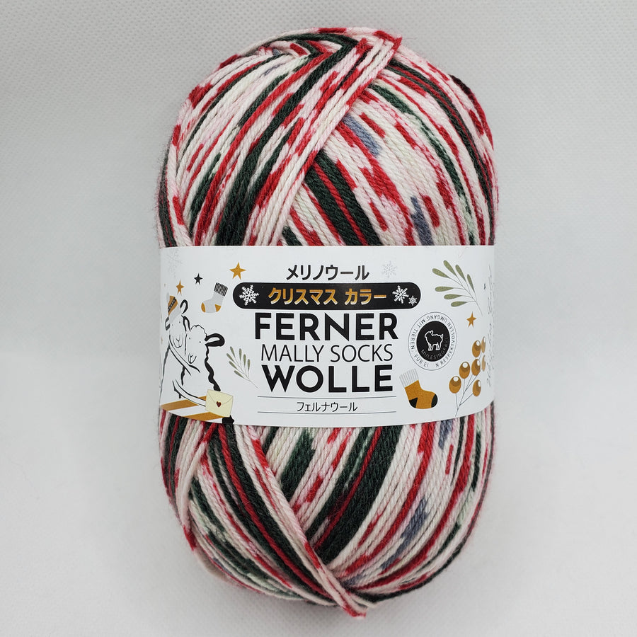 FERNER<br>Mally Socks クリスマスカラー</br>