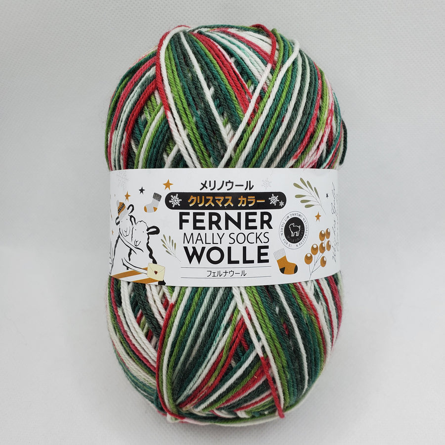 FERNER<br>Mally Socks クリスマスカラー</br>