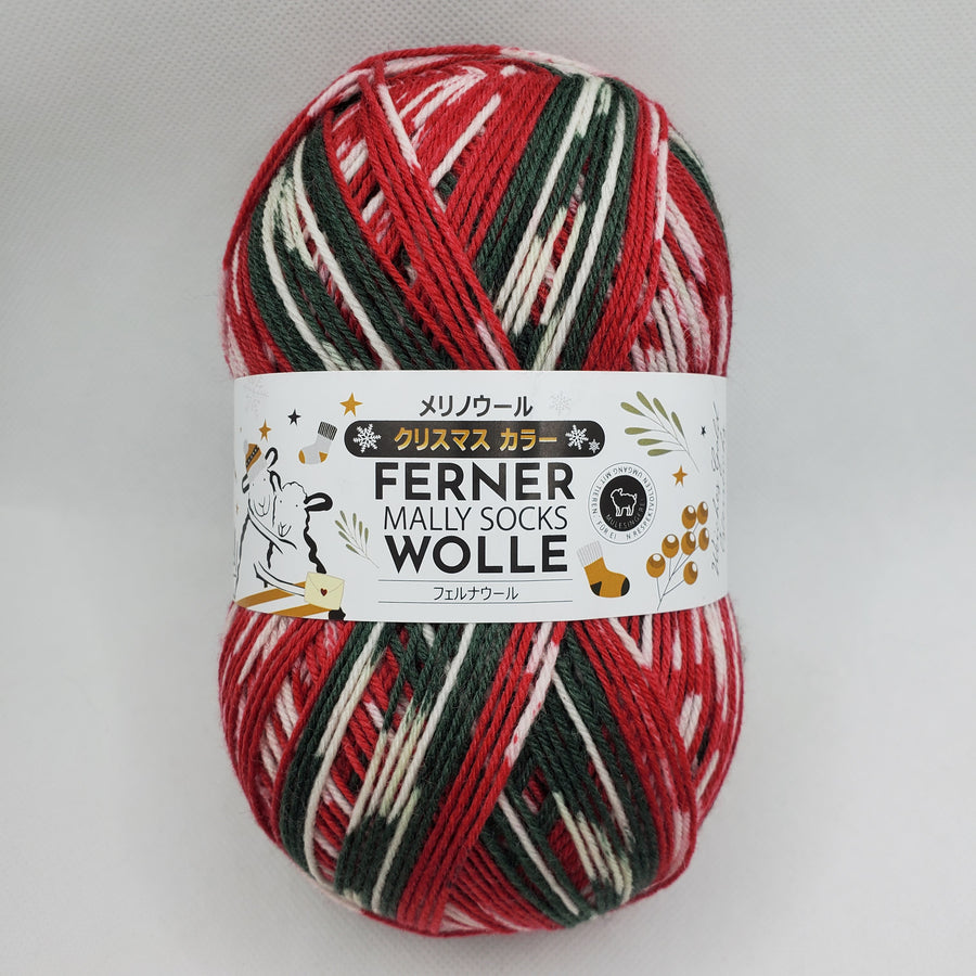 FERNER<br>Mally Socks クリスマスカラー</br>