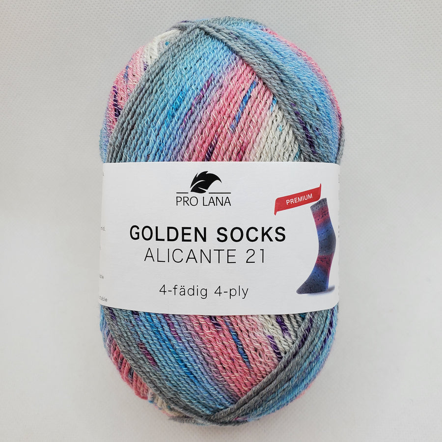 PRO LANA GOLDEN SOCKS ALICANTE 21 PREMIUM – Asammy's Yarn Shop