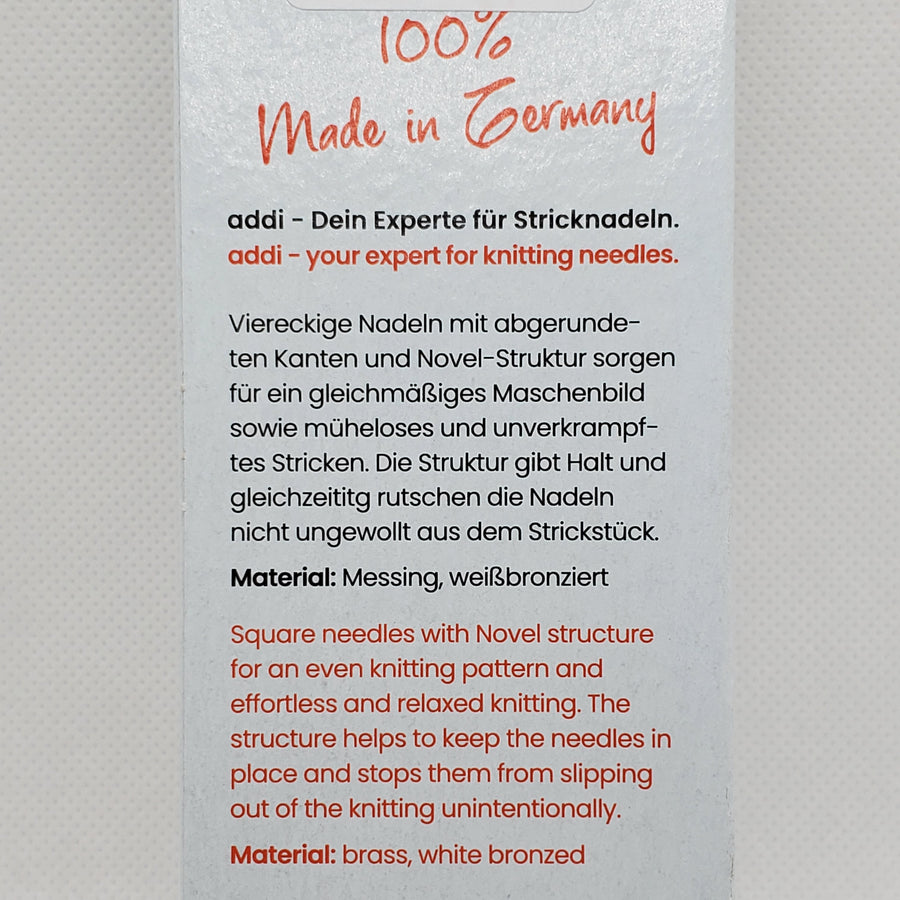 addi NOVEL 15cm 5本針