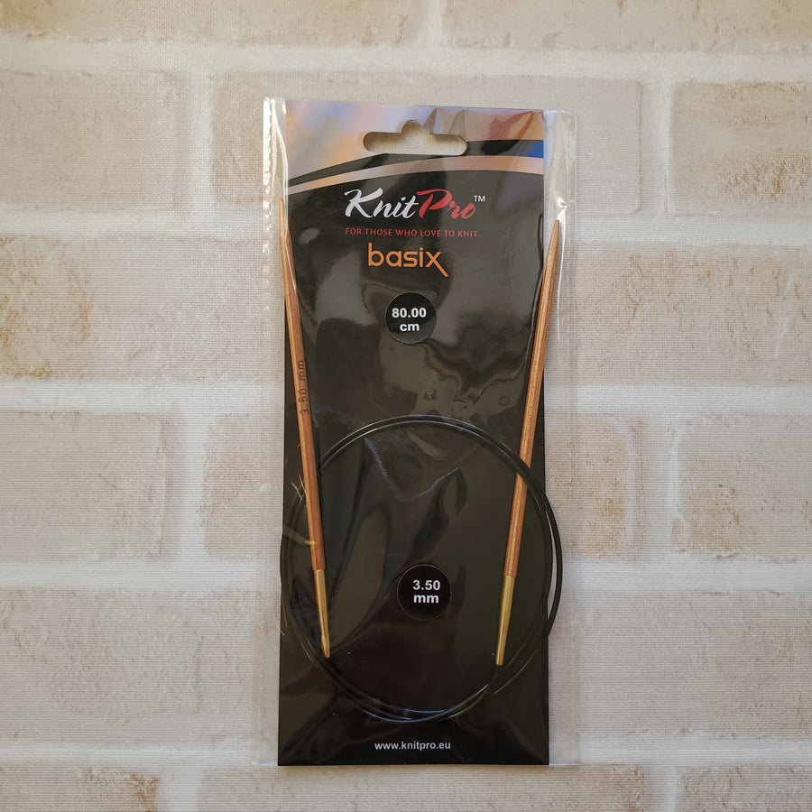 Knit Pro<br>Basix Birch 輪針 80cm</br>