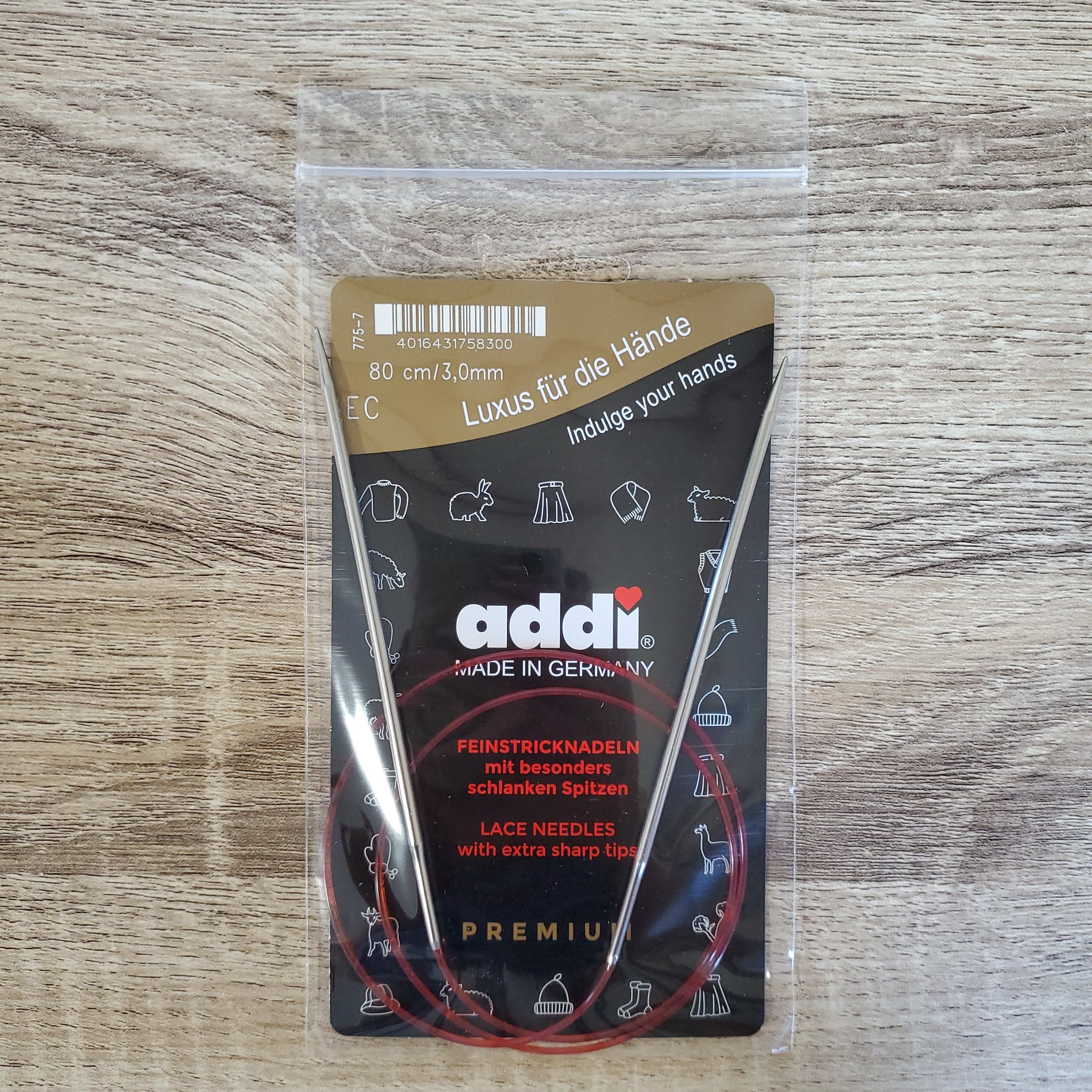 addi PREMIUM LACE NEEDLES 輪針 80cm – Asammy's Yarn Shop