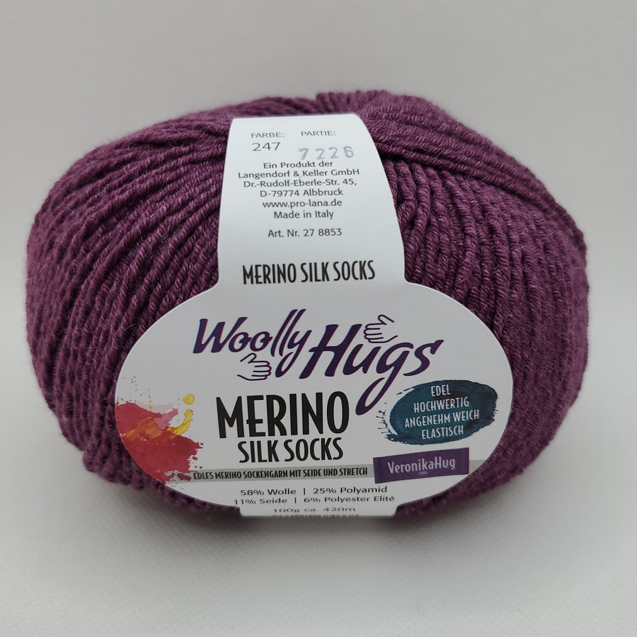 Woolly Hugs MERINO SILK SOCKS