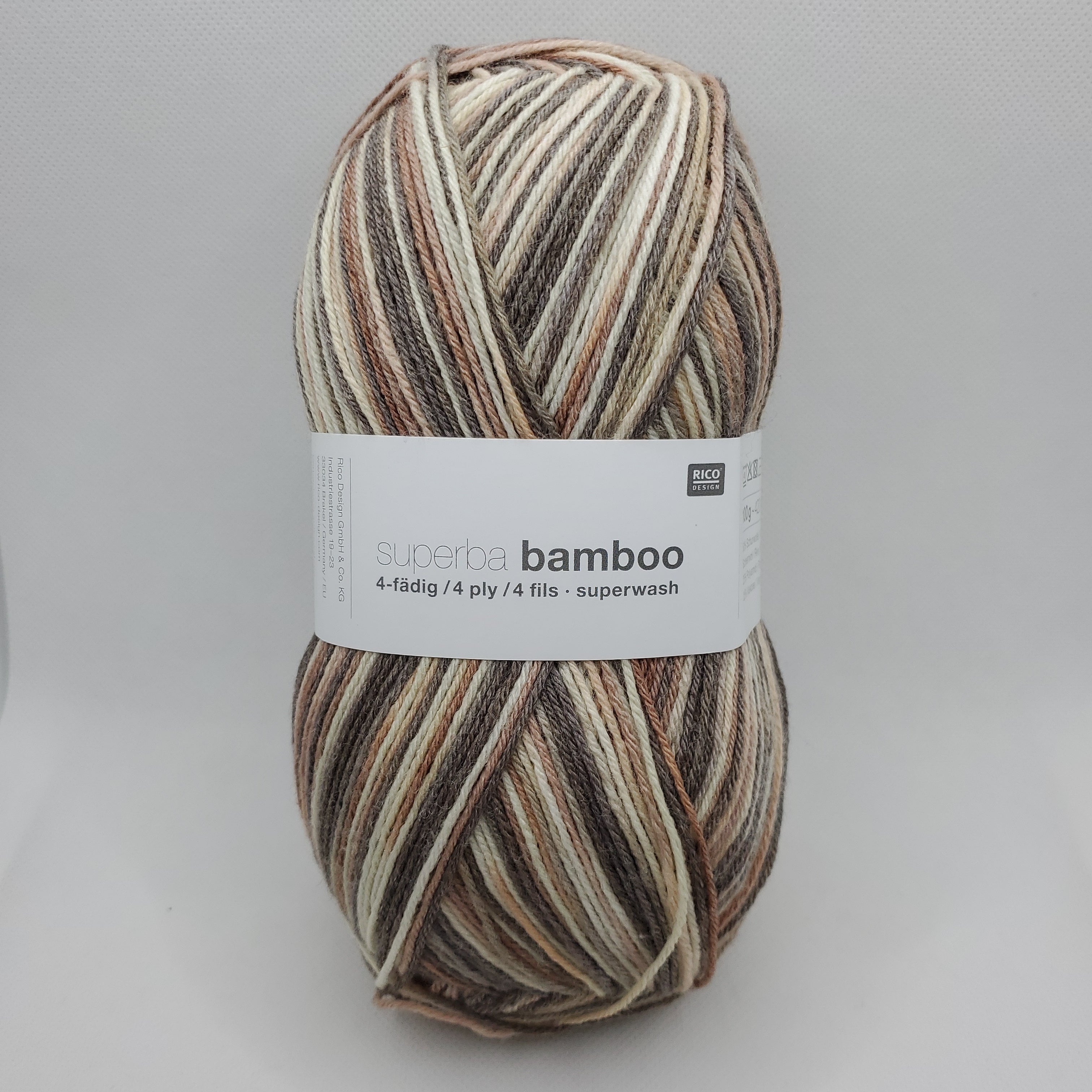 RICO DESIGNビスコース混紡ソックヤーン「superba bamboo」 - 生地/糸