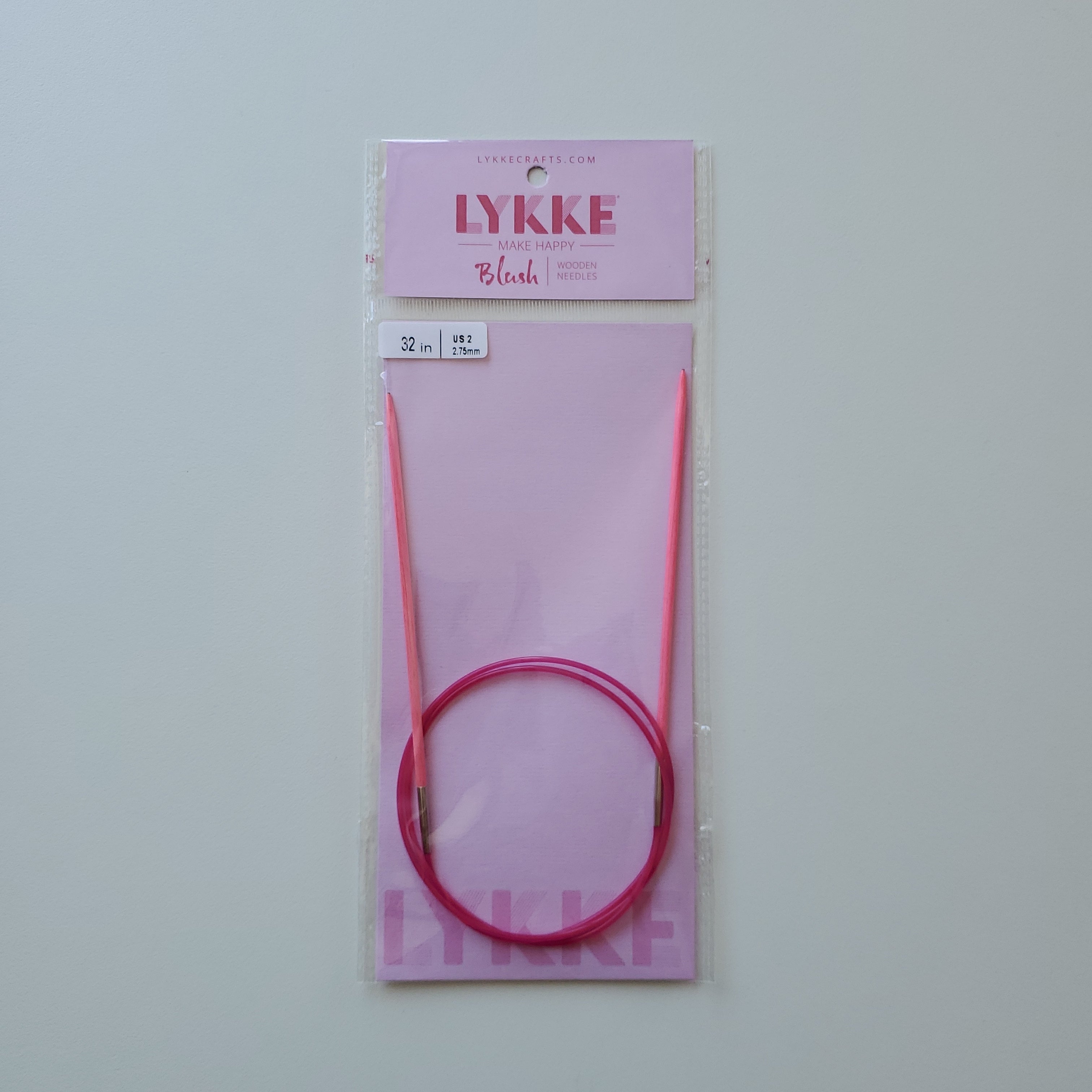 LYKKE Blush 輪針 32in(約80cm) – Asammy's Yarn Shop