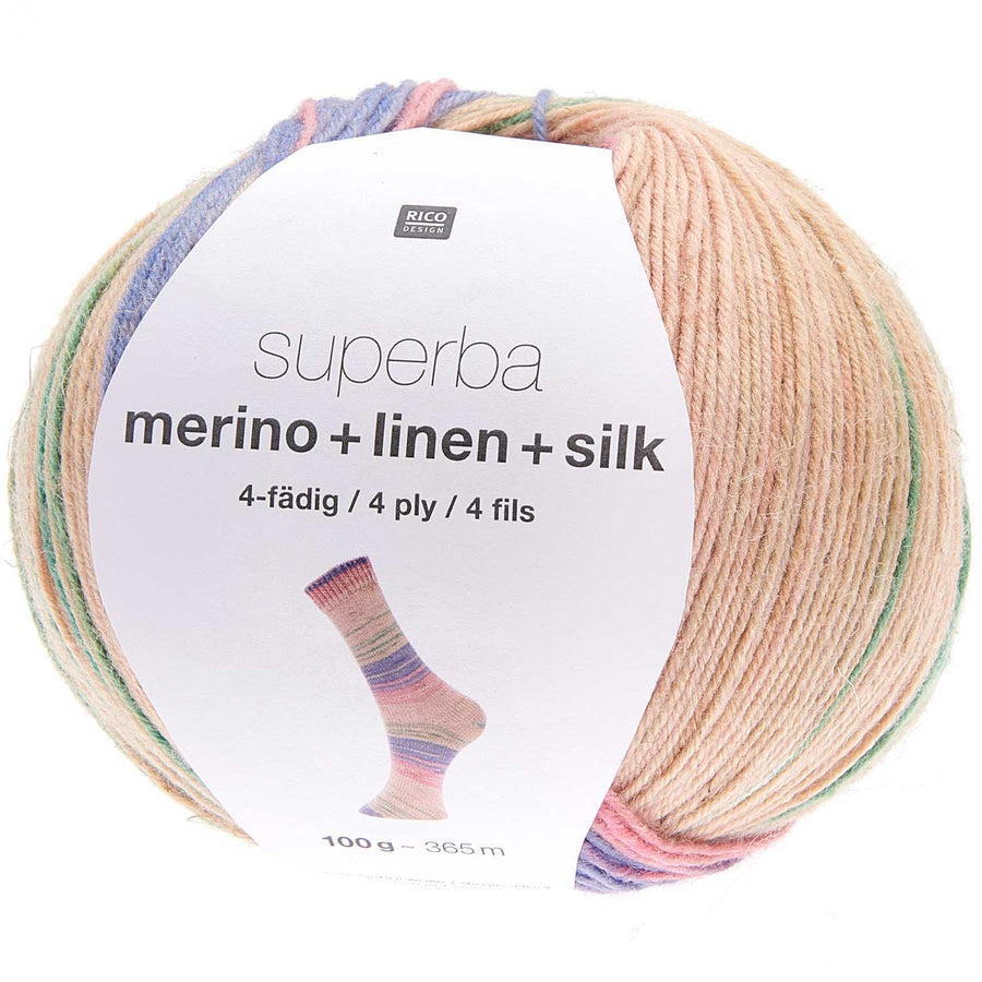 Rico Design<br>Superba Merino + Linen + Silk</br>